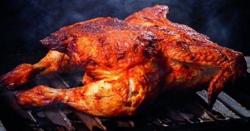 Pollo en braza